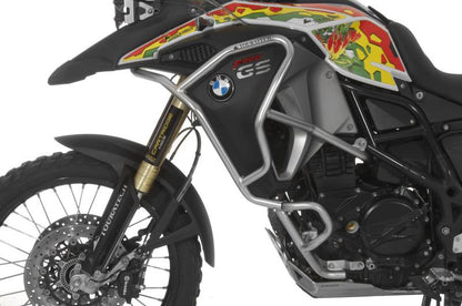 Розширення захисних дуг з нержавіючої сталі для BMW F800GS Adventure від Touratech.