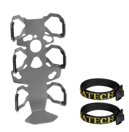 Тримач аксесуарів ZEGA Pro/ZEGA Mundo "тримач для пляшки" одиночний з алюмінієвою пляшкою Touratech 0.6 літра.