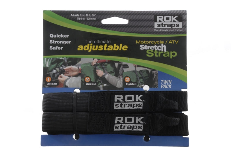Rokstraps STRAP IT™ для мотоциклів, регульований *чорний*