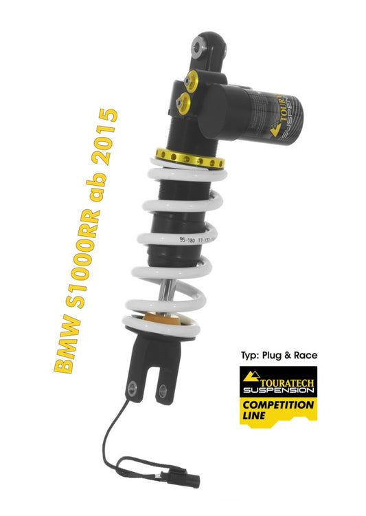 Амортизатор Touratech Suspension Competition Plug & Race для BMW S1000RR з 2015 року.