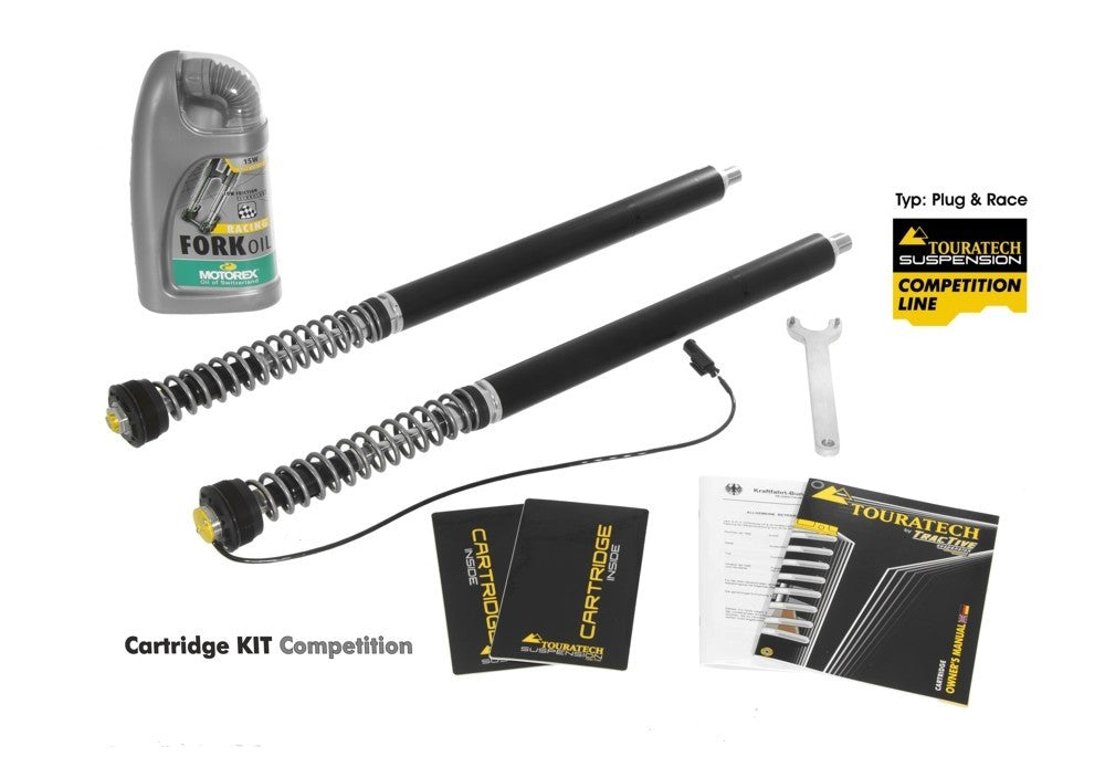Картридж підвіски Touratech Suspension Competition Plug & Race для BMW S1000RR від 2015 року.