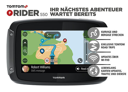 TomTom Rider 550 World, довічні глобальні карти