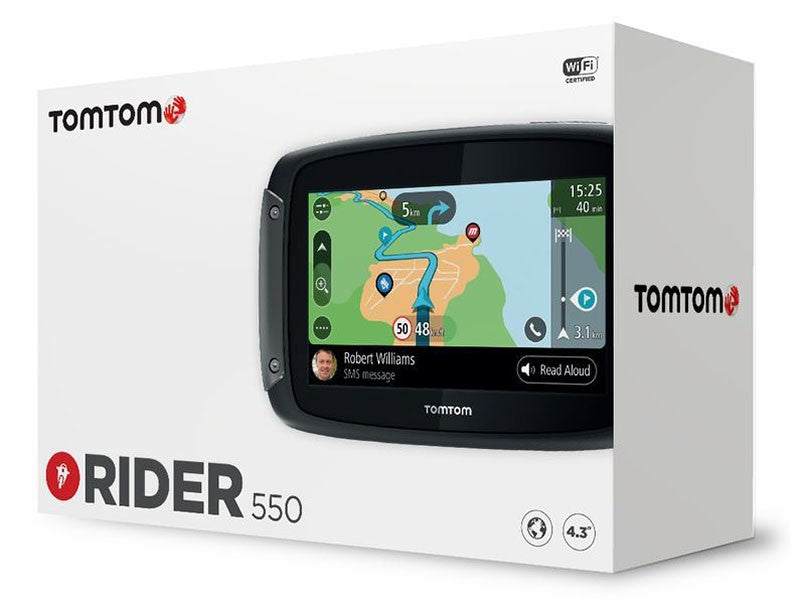 TomTom Rider 550 World, довічні глобальні карти