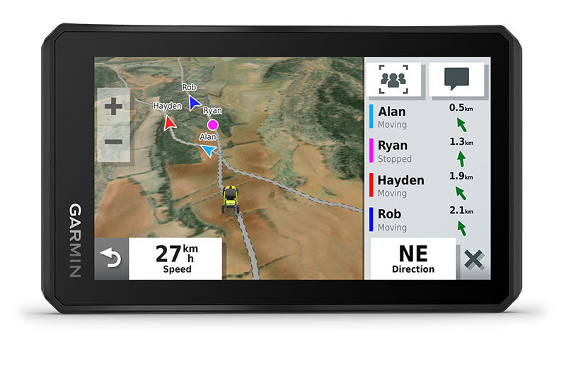Garmin Tread з трекером групової поїздки Touratech.