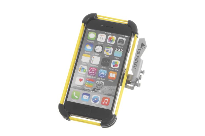 Кронштейн для керма "iBracket" для Apple iPhone 6/7/8, мотоцикл та велосипед від Touratech.
