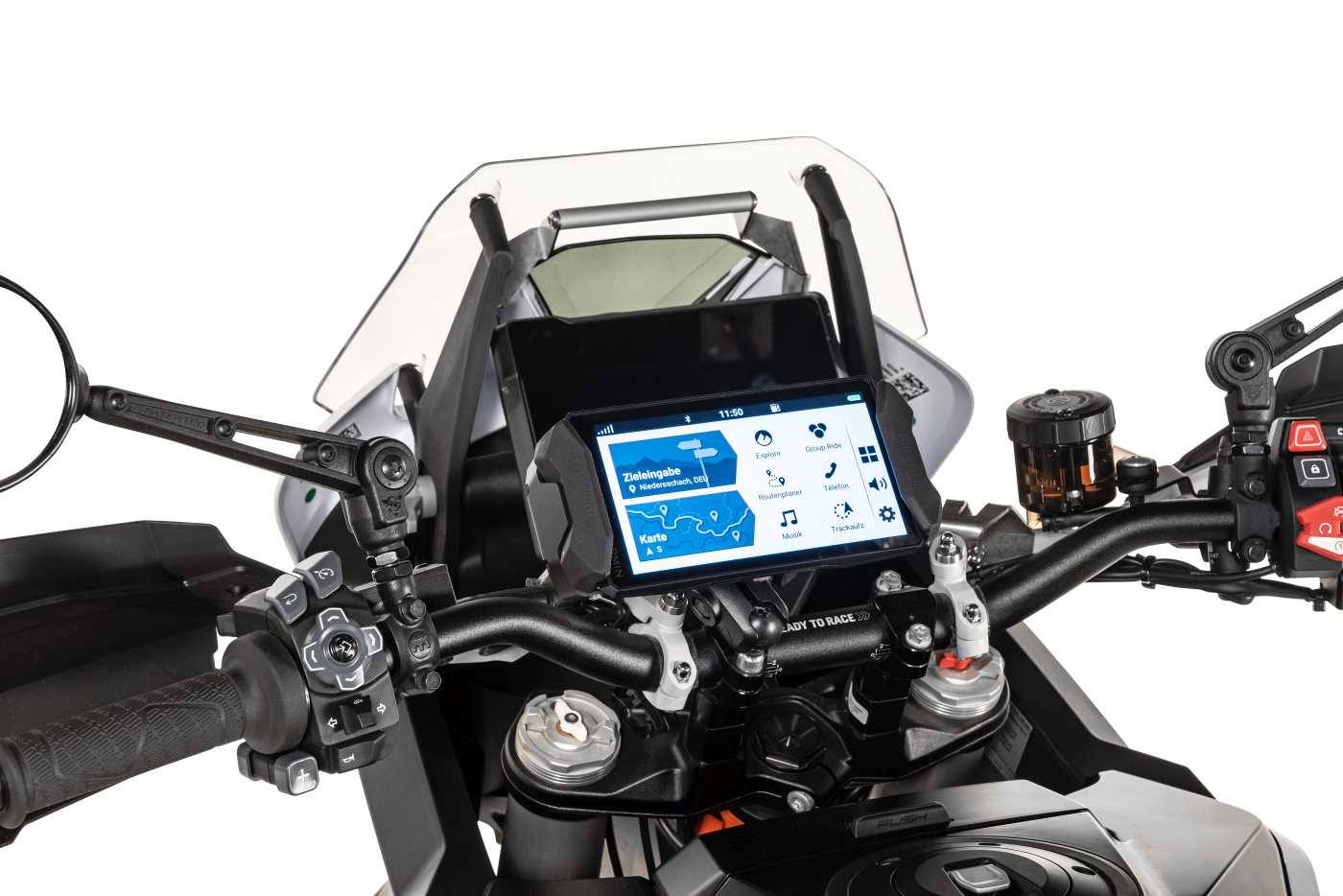 Кріплення на кермо для Garmin Zumo XT2 / Tread2 *з можливістю блокування* від Touratech.