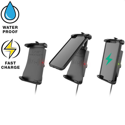 Тримач для смартфона RAM Mount Quick-Grip з індуктивною зарядкою від Touratech.