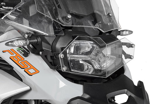 Захисне скло для фари Makrolon з швидкознімним кріпленням для BMW F900GS Adventure/ F850GS Adventure *ЛИШЕ ДЛЯ ПОЗАШЛЯХОВОГО ВИКОРИСТАННЯ*