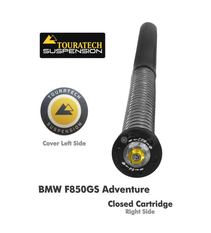 Підвіска Touratech з закритим картриджем для BMW F850GS Adventure від 2019 року.
