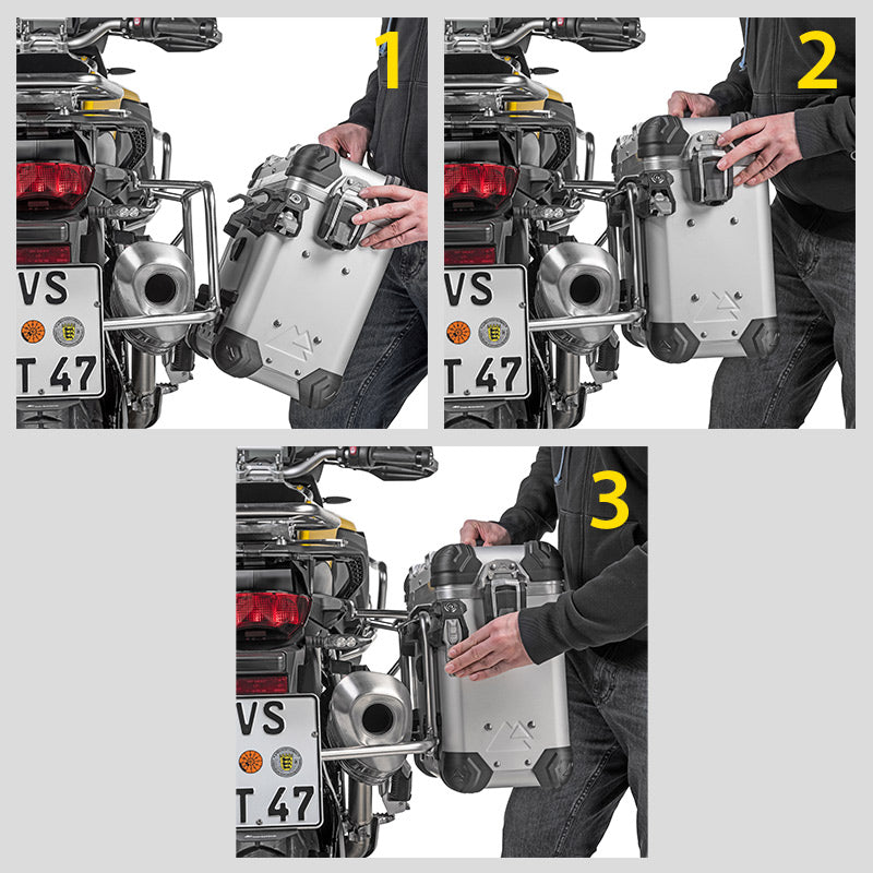 Алюмінієва система багажу ZEGA Evo для F900GS Adventure, F850GS/ Adventure, F800GS(2024-), F750GS