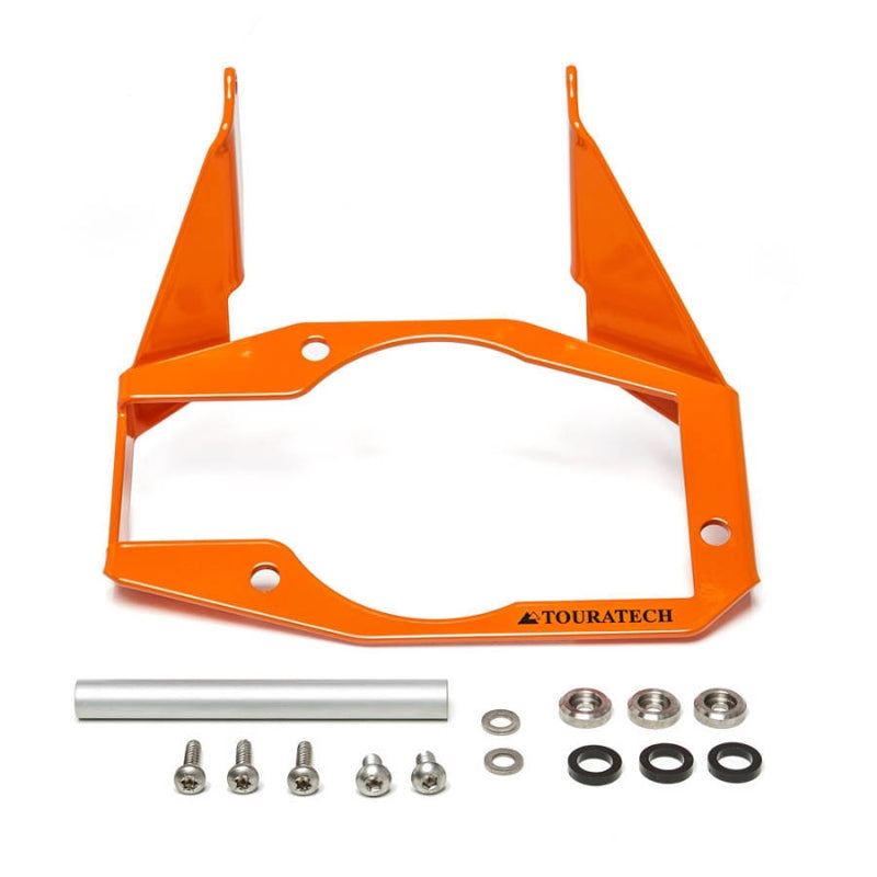 Адаптер для кріплення GPS над приладами, помаранчевий, для KTM 1050 Adventure/ 1090 Adventure/ 1190 Adventure/ 1190 Adventure R від Touratech.