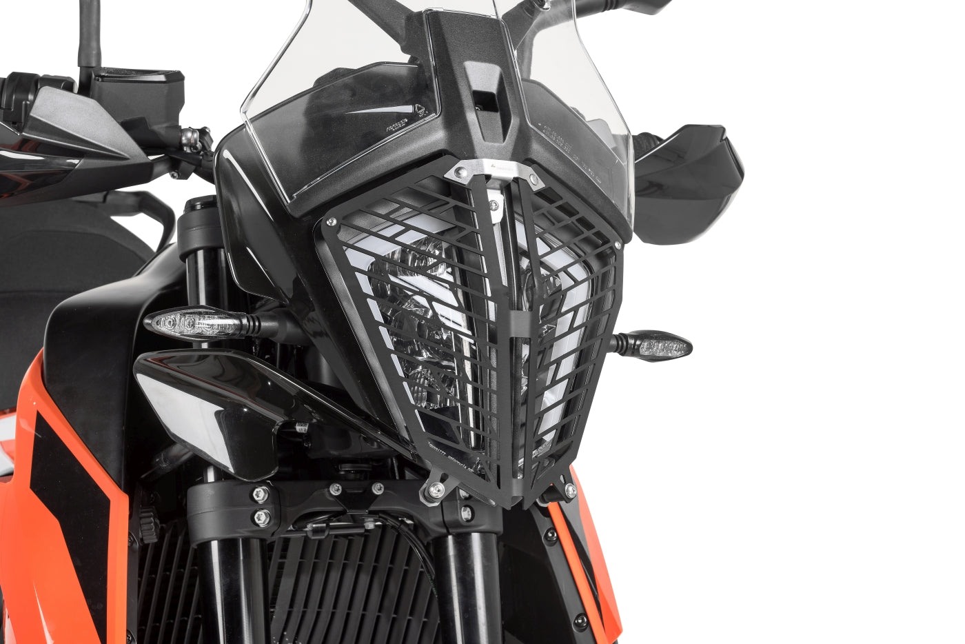 Захисна решітка для фари Touratech, з швидкознімним кріпленням для KTM 890 Adventure (-2022)/ 890 Adventure R (-2022)/ 790 Adventure / 790 Adventure R/ 390 Adventure *ЛИШЕ ДЛЯ ПОЗАШЛЯХОВОГО ВИКОРИСТАННЯ*