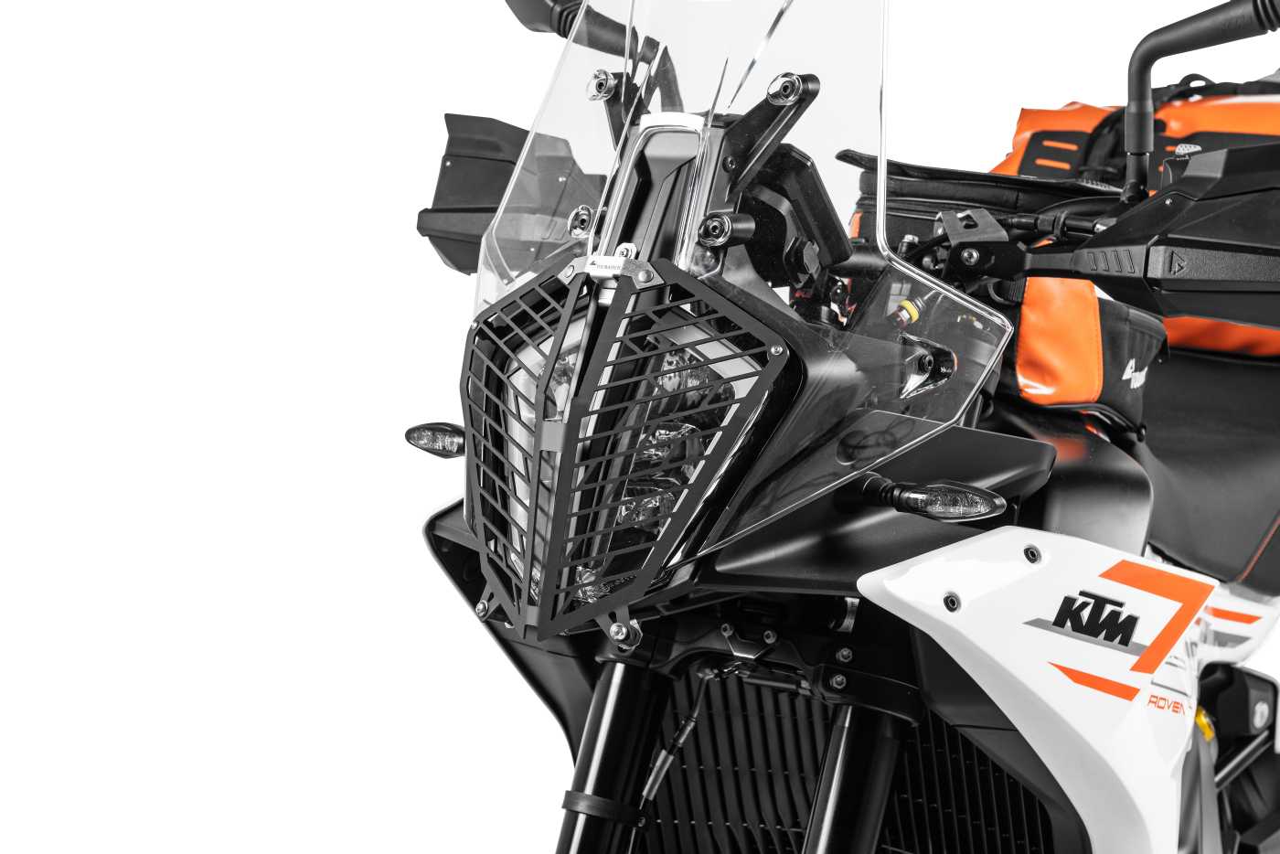 Захисна решітка для фари Touratech з швидкознімним кріпленням для KTM 790/890 Adventure/R (2023-) *ЛИШЕ ДЛЯ ПОЗАШЛЯХОВОГО ВИКОРИСТАННЯ*