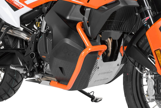 Захисні дуги для бака з нержавіючої сталі, помаранчеві для KTM 890 Adventure/ 890 Adventure R/ 790 Adventure/ 790 Adventure R (-2022) від Touratech.