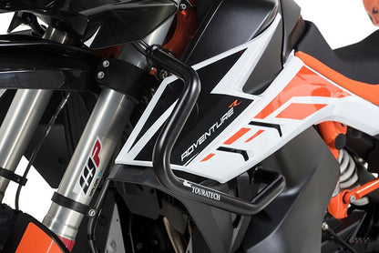 Захисні дуги з нержавіючої сталі Touratech, чорні, для KTM 890 Adventure (-2022)/ 890 Adventure R (-2022)/ 790 Adventure/790 Adventure R (-2022)