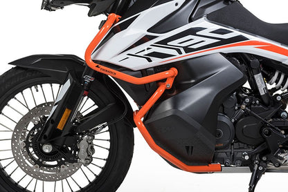 Захисні дуги з нержавіючої сталі Touratech, помаранчеві для KTM 890 Adventure (-2022)/ 890 Adventure R (-2022)/ 790 Adventure/790 Adventure R (-2022)