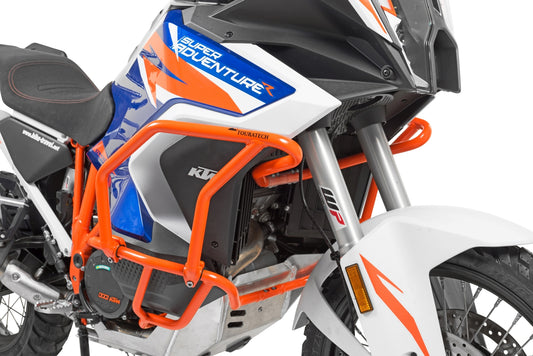 Розширення захисних дуг помаранчеве для KTM 1290 Super Adventure S / R (2021-) від Touratech.