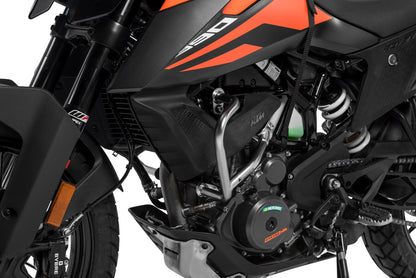 Захисні дуги з нержавіючої сталі для KTM 390 Adventure від Touratech.