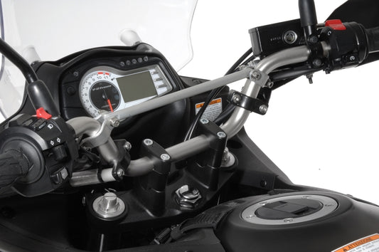 Розширювач керма Touratech, 30 мм, Тип 3, чорний, для Suzuki DL 650/V-Strom 650/DL1000, KTM LC4.
