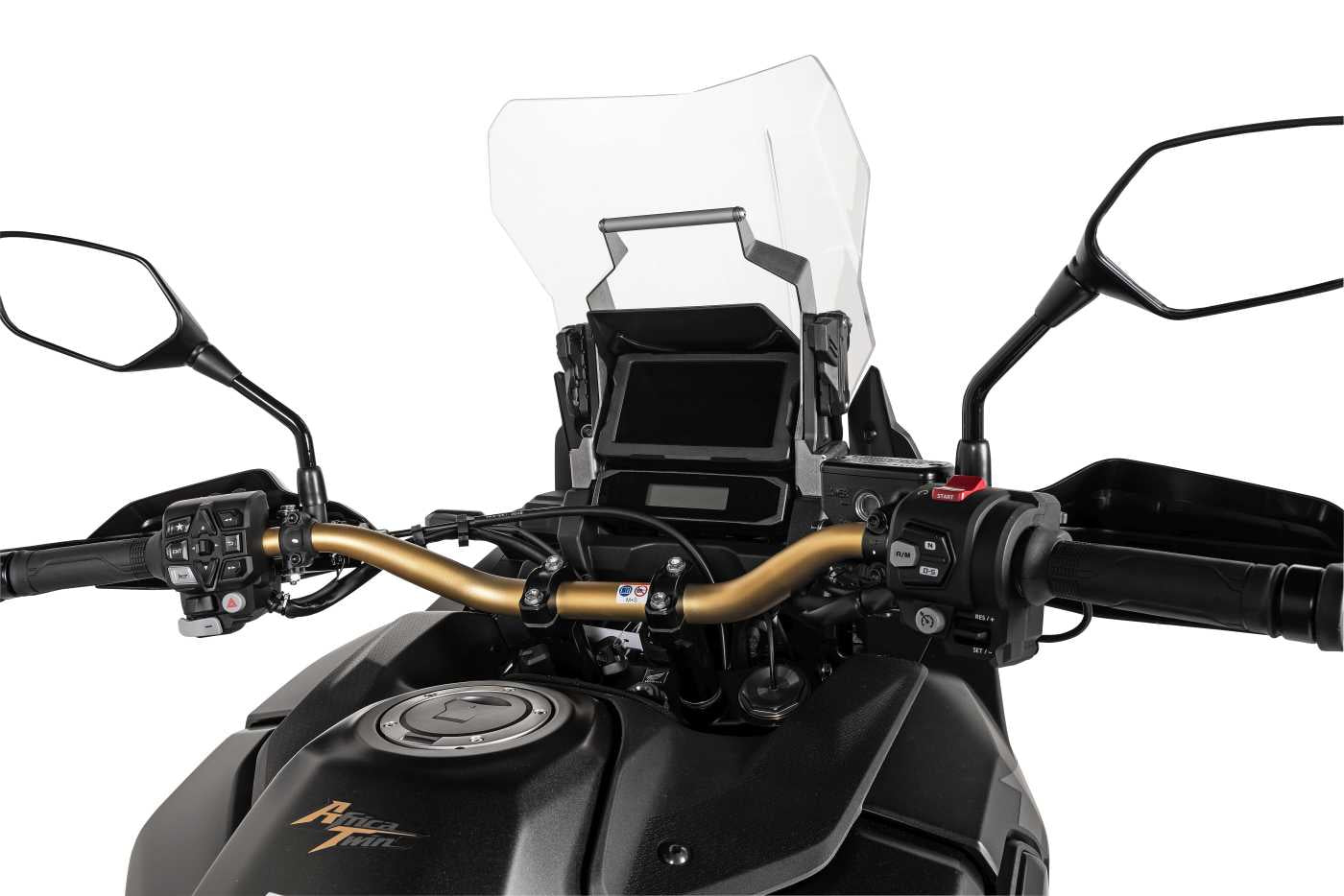 Адаптер для кріплення GPS над приладами для Honda CRF1100L Africa Twin (2024-) / Adventure Sports від Touratech.