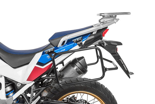 Тримач для багажних кофрів з нержавіючої сталі, чорний, для Honda CRF 1100 L Africa Twin (2022-) та CRF1100L Adventure Sports від Touratech.