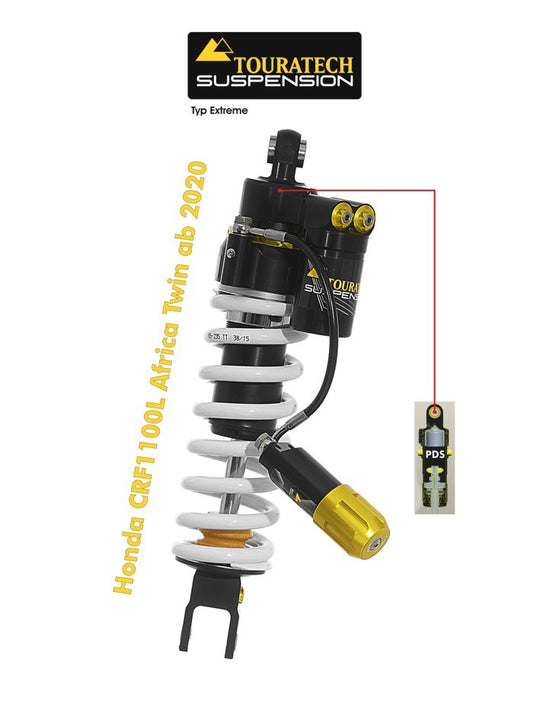 Амортизатор Touratech Suspension для Honda CRF1100L Africa-Twin з 2020 року, тип Extreme.