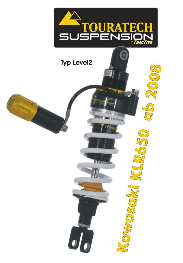 Амортизатор Touratech Suspension для Kawasaki KLR650 (2008-) Тип Рівень2