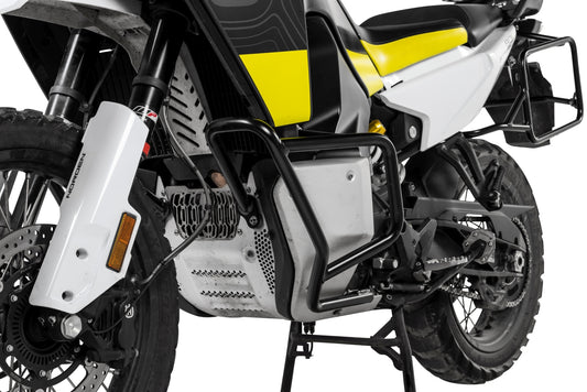 Захисні дуги бака з нержавіючої сталі, чорні для Husqvarna Norden 901 від Touratech.