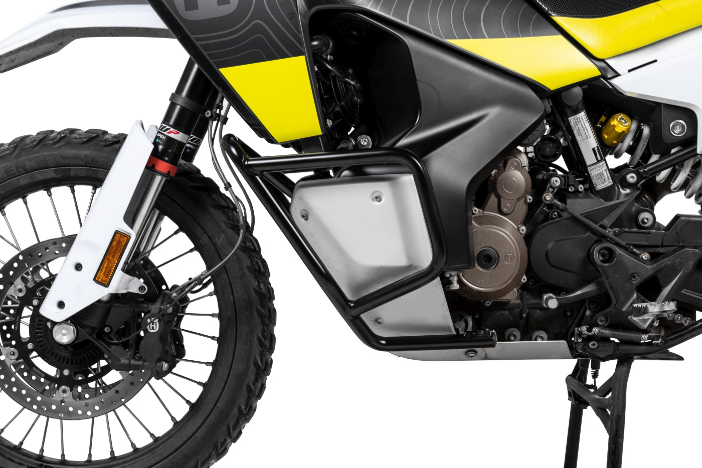 Захисні дуги бака з нержавіючої сталі, чорні для Husqvarna Norden 901 від Touratech.