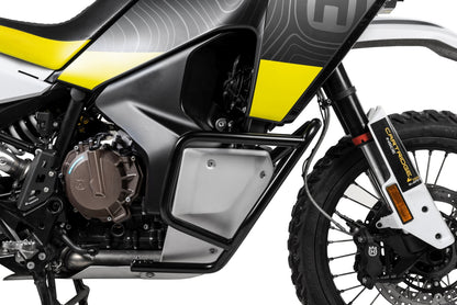 Захисні дуги бака з нержавіючої сталі, чорні для Husqvarna Norden 901 від Touratech.