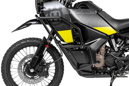 Захисні дуги з нержавіючої сталі, чорні, для Husqvarna Norden 901 від Touratech.