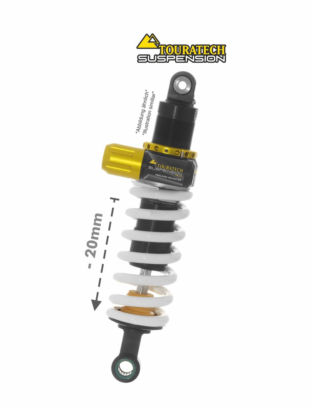 Зниження підвіски Touratech (-20 мм) для Triumph Tiger 900 Rallye Pro (2020-) Тип Level2