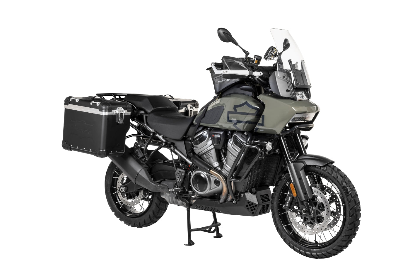 Топкейс ZEGA / Багажник, нержавіюча сталь для Harley-Davidson RA1250 Pan America