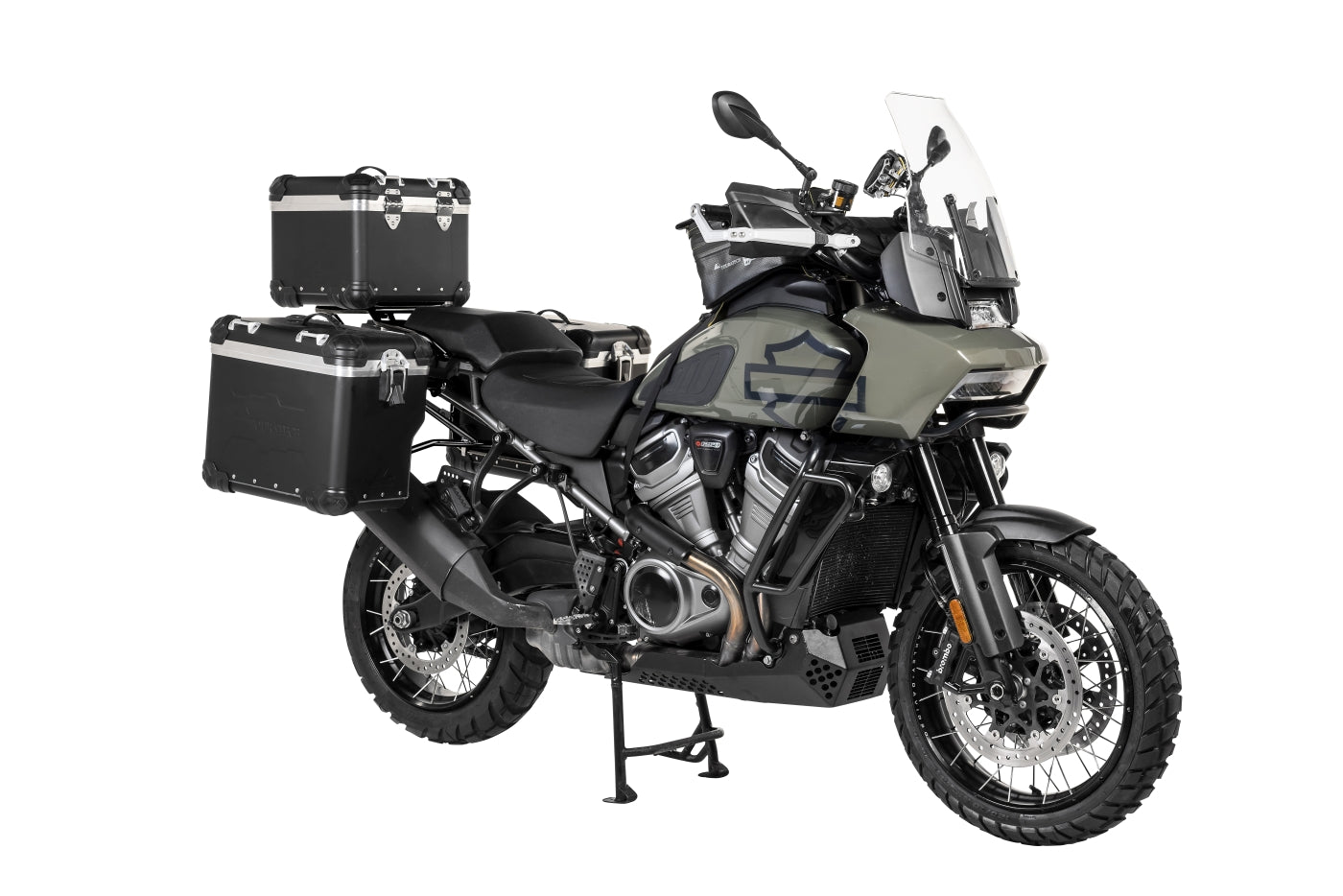 Топкейс ZEGA / Багажник, нержавіюча сталь для Harley-Davidson RA1250 Pan America