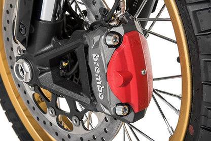 Захисна кришка гальмівного супорта переднього, червона для Ducati Scrambler з 2015 року від Touratech.