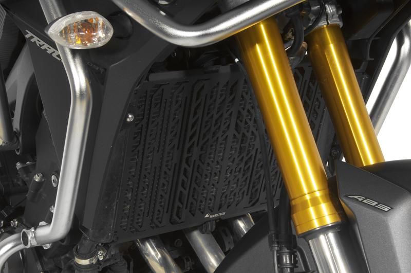 Захист радіатора для Yamaha MT-09 Tracer, алюмінієвий, чорний від Touratech.