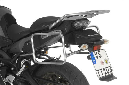 Багажник для кофрів з нержавіючої сталі, чорний, для Yamaha MT-09 Tracer (2015-2017) від Touratech.