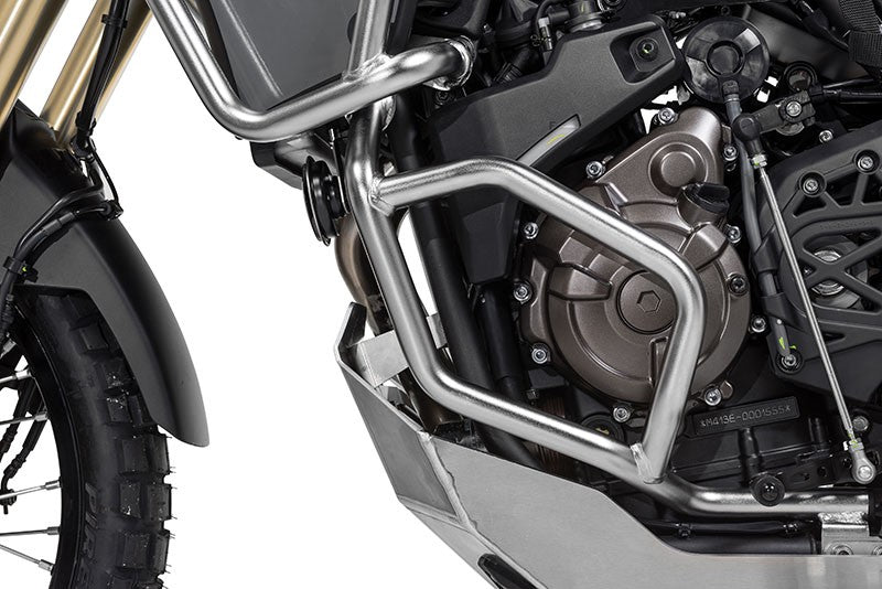 Захисні дуги двигуна з нержавіючої сталі для Yamaha Tenere 700 від Touratech.