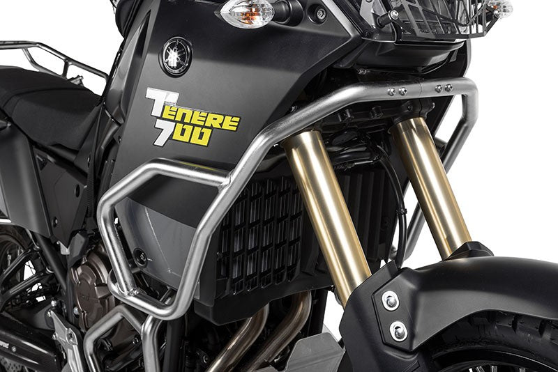 Захисні дуги з нержавіючої сталі для обтічника Yamaha Tenere 700 від Touratech.