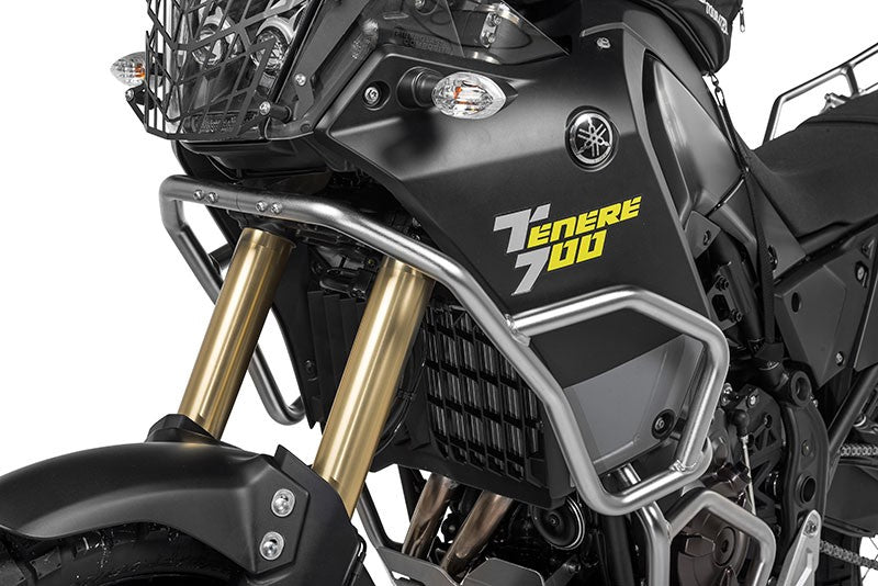 Захисні дуги з нержавіючої сталі для обтічника Yamaha Tenere 700 від Touratech.