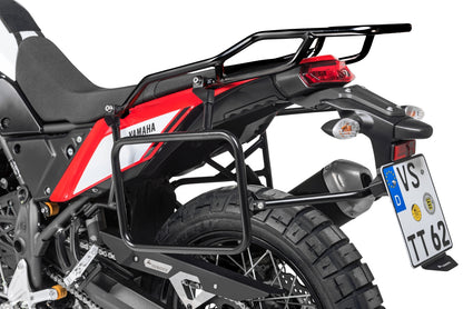 Багажник для кофрів із нержавіючої сталі, чорний, для Yamaha Tenere 700 / World Raid від Touratech.