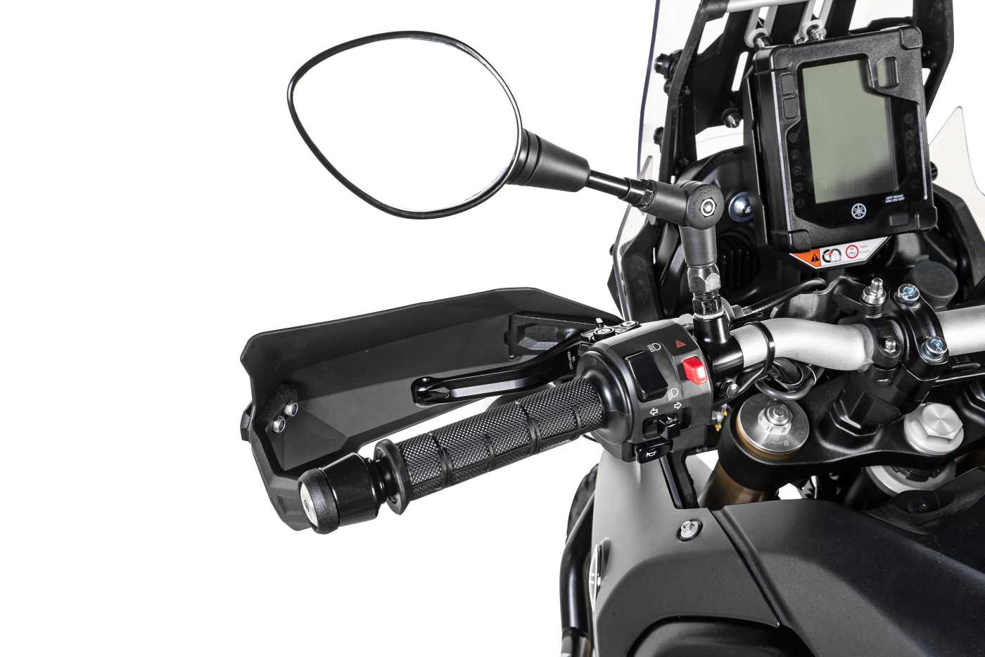 Захисні щитки DEFENSA Expedition, чорні, для Yamaha Tenere 700 / World Raid