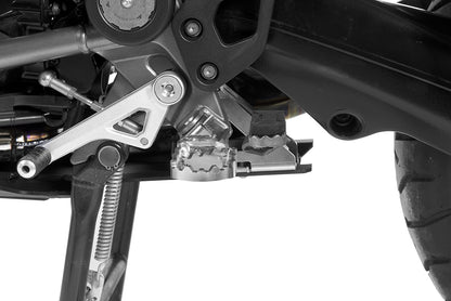 Преміальні  підніжки *Works*, занижені для BMW R1300GS/ Adventure, R1250GS/ Adventure, R1200GS (LC)/ Adventure (LC), F900GS/ Adventure, F850GS/ Adventure, F800GS (2024-), F750GS