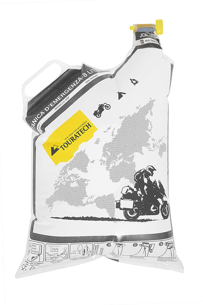 Аварійна паливна сумка Touratech Jollytank, одноразова складна каністра 8 л